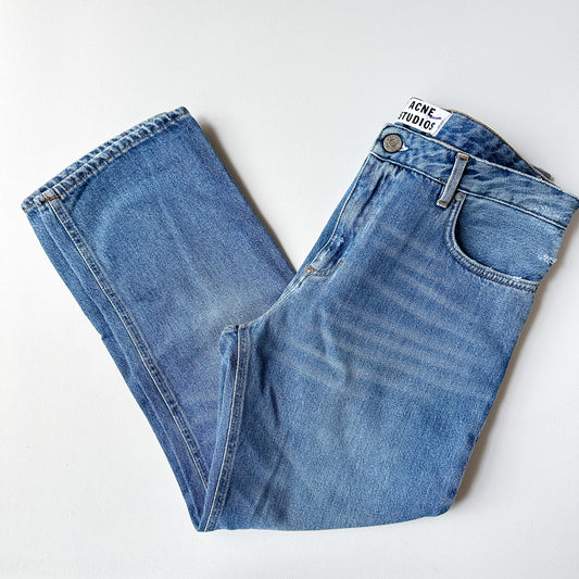 Acne Light Wash Straight Jeans (size 4-6)