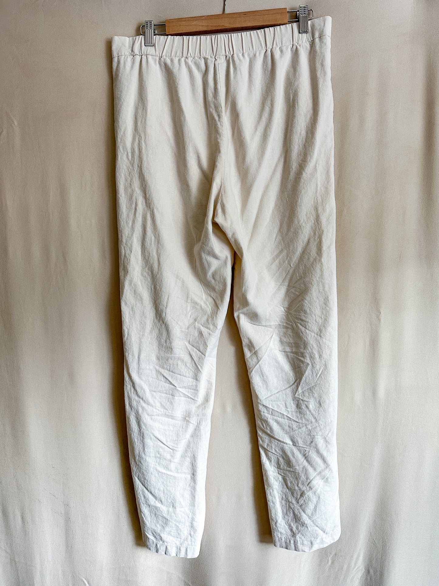 Ingredients Linen Blend Pull-on Pants (size L)
