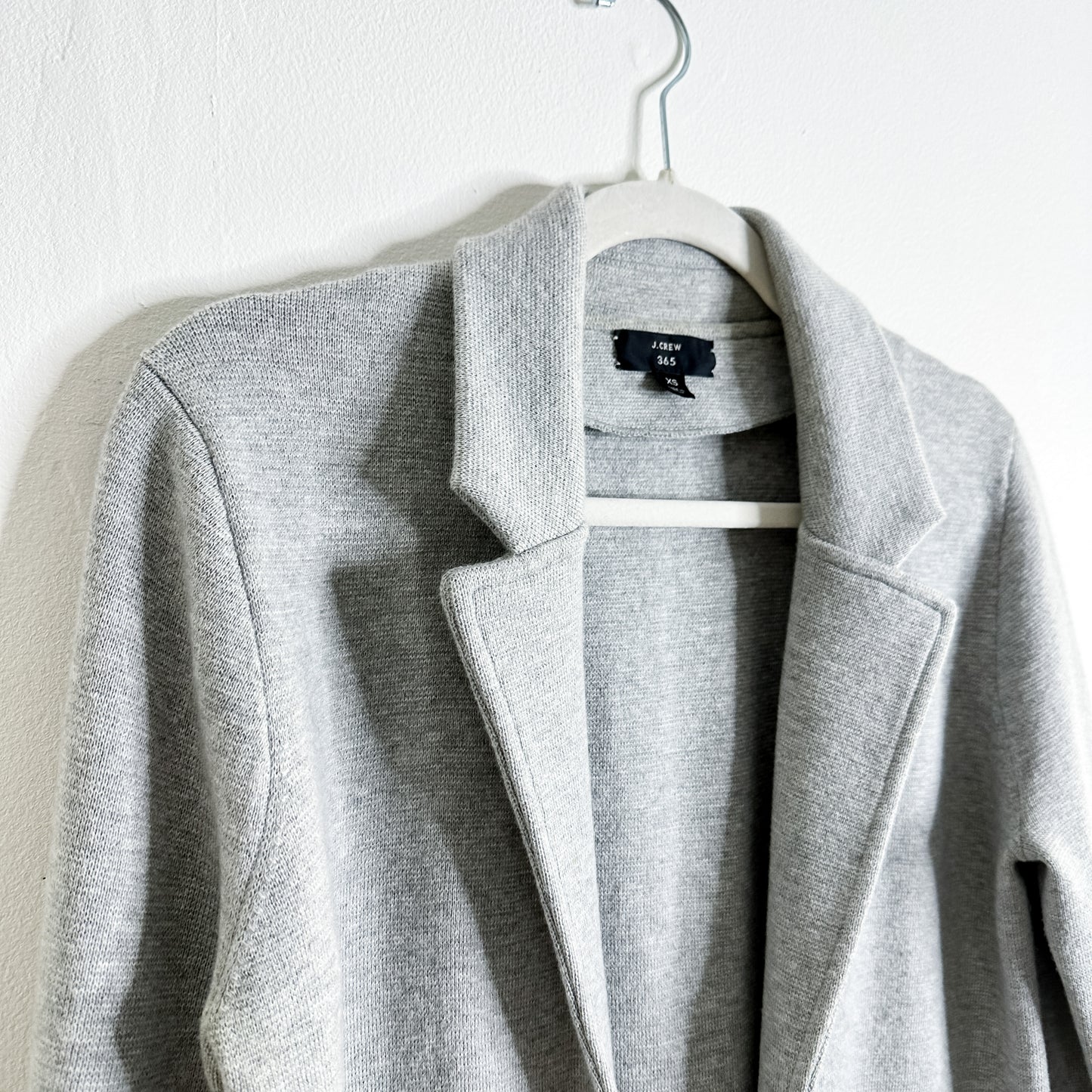 J. Crew Grey Knit Cardigan Blazer (fits XS)