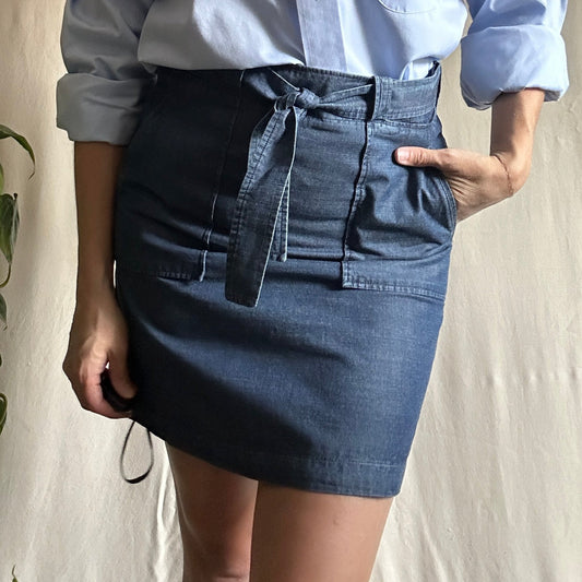 APC Denim Belted Skirt (fits XS)
