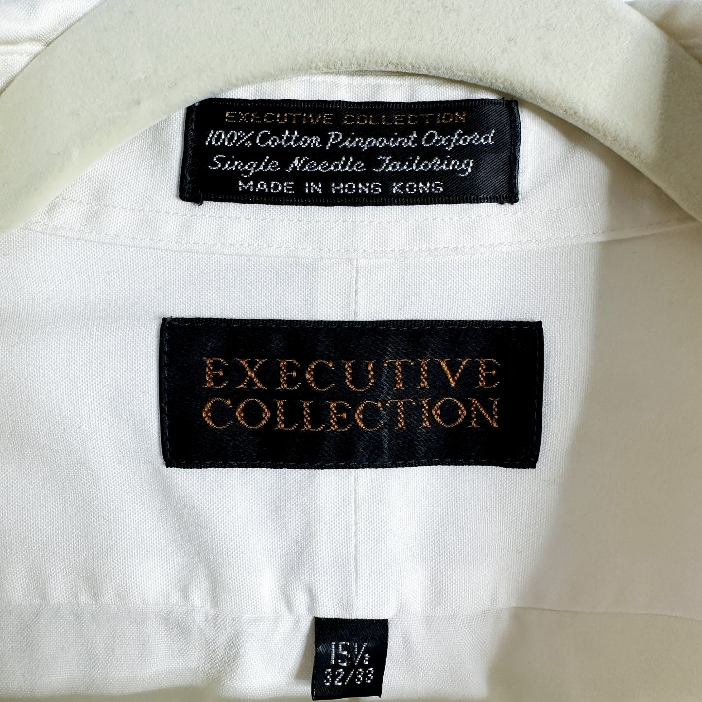 White Cotton Button Down (fits M-XL)