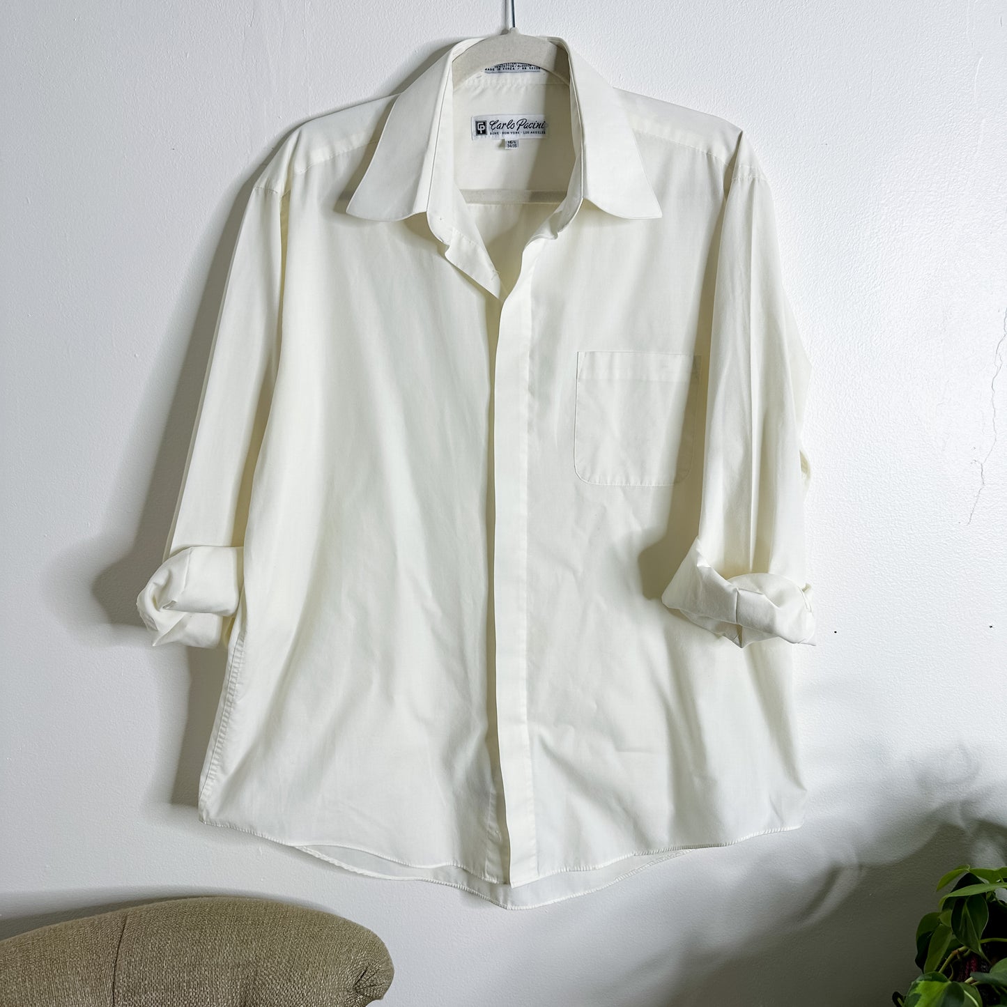 Off-White Vintage Cotton blend Button-Down (fits M-XXL)