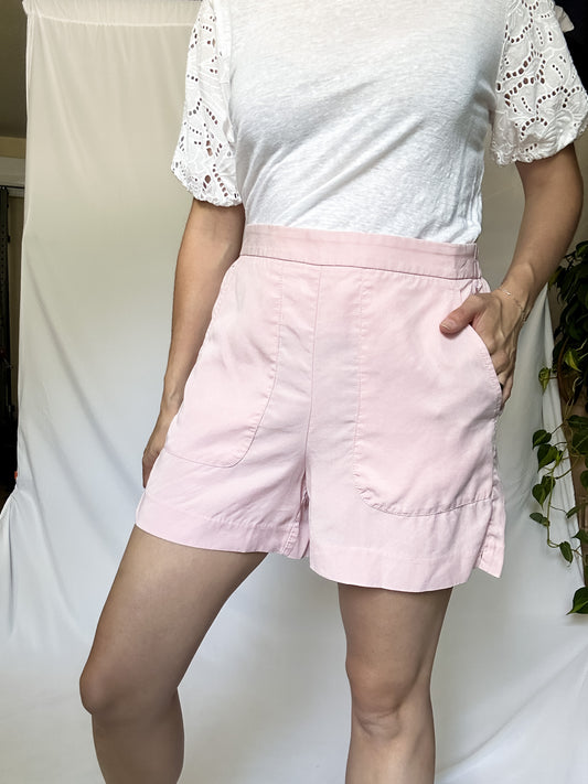 Pink Lyocell Pull-on Shorts (fits 4-6)