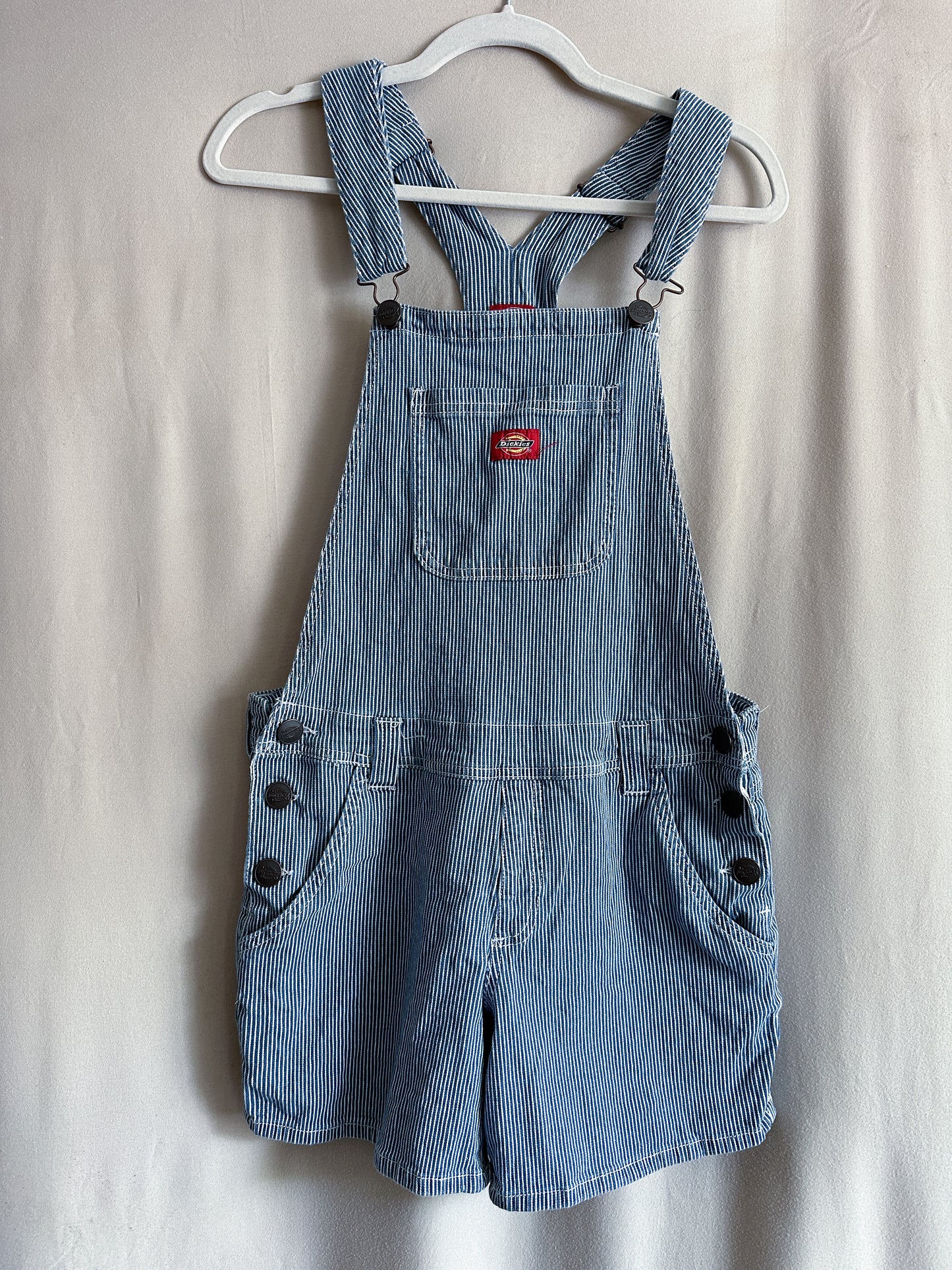 Dickies Striped Short Overalls (fits XS-S)